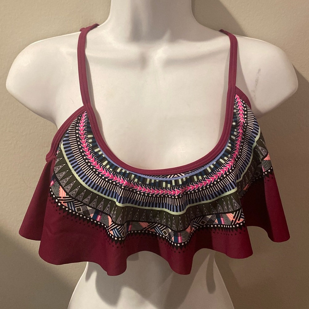 California Waves Bikini Top Swimsuit Separates Small New NWT 4/25
